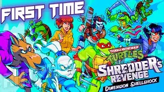 *4K*TMNT: Shredders Revenge Dimension Shellshock DLC! FIRST*XBOXSX   ADG Plays & Reviews Part 1