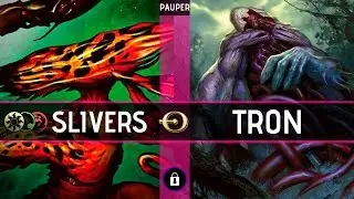 Getting Greedy...  Naya Slivers VS Tron | PAUPER | MTGO league Practice