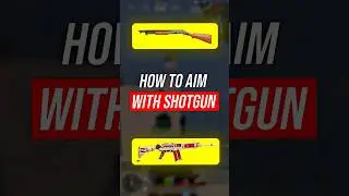 SHOTGUN CROSSHAIR VS AR CROSSHAIR || How To MASTER SHOTGUN In BGMI || OneMan Squad #bgmishorts