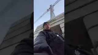 Как работает крановщик на башенном кране #shorts