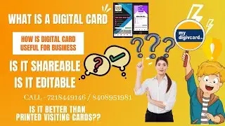 Benefits of Digital card by Mydigivcard