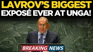 Lavrov LIVE | Lavrov Drops Shocking Expose At UNGA, Global Leaders Stunned By His Statement