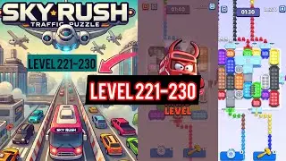 Sky Rush : Traffic Puzzle Level 221-230 Walkthrough