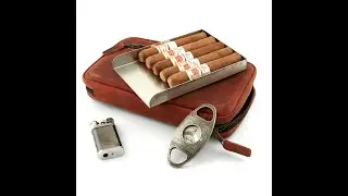 Full-Grain Leather Cigar Travel Case | Cigar Star Aficionados Case