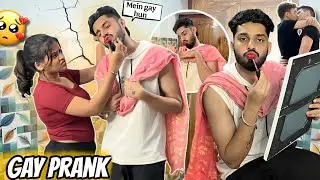 Gay Prank On my Wife 😨😂|| Prank Gone Wrong 😑 thappad lag gya aaj toh 😭