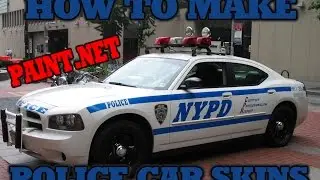 How to skin a police car with Paint.net for GTA5 