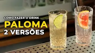 Como Fazer Coquetel Paloma | Duas receitas/versões do Drink | Bartender Store