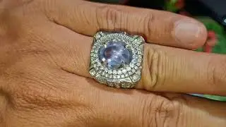Blue sapphire Ceylon Star #diamond #gemstone #sapphire #ruby 