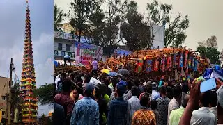 Huskur Jatre | 🏯Tallest Chariots Festival in the world | Sri Madduramma Temple | Chariot collapsed