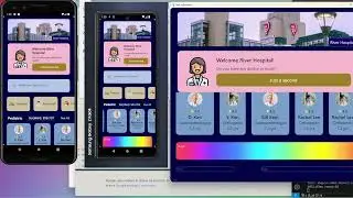 Responsive UI design in Flutter, React Native, Expo. Texts, containers, images are responsive.