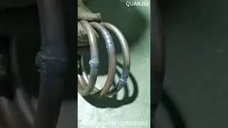 5 10mm Wire Ring Making and Butt Welding Machine Inner Ring Diameter 100mm #machine
