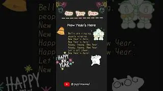 New Year's here ! ✨️New Year English Poem | for kids #chant #rhymes #poem #newyear #literature #esl