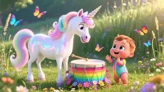 Unicorn&rsquo;s Rainbow Drum 🦄🌈🥁 | Kids Music Story | Fun Learning Video for Children