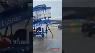 Chennai airport in flood (4th/Dec/2023)