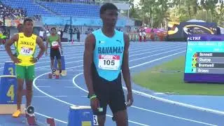 CARIFTA Games 2023 | 400m U 17 Boys Final | Nickecoy Bramwell | Jaylen Bennett