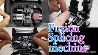 How to splice  fiber optic cable practically joint 2 fibre cable with  fusion splicing machine