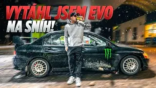 Konečně jsem vytáhl EVO NA SNĚHU?! | Skončil jsem v příkopě...?