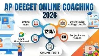 🎯🔴AP DEECET ONLINE COACHING DETAILS -2026✨