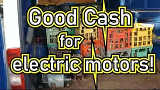 Another Melbourne Scrap Run to Cash in Electric Motors, Starter Motors, Alternators & Copper Wire!