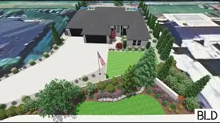 Eagle, Idaho - Modern Front Yard Landscape Design (DOLL26)