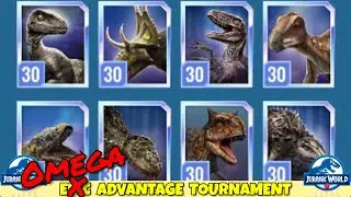 ALL OMEGA TEAM at the Epic Advantage Tournament!  Jurassic World Alive