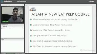 Atlanta SAT Prep Course (2016 Redesigned New SAT)