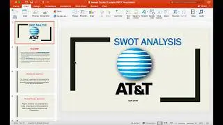 BUSA 4185 SWOT PPT Presentation Instructions