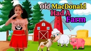 Let's sing Old McDonald's had a farm with creativemiyu| nursery rhyme| farm animals sound |singalong