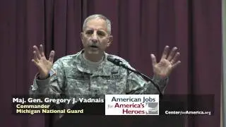Maj. Gen. Gregory J. Vadnais - Jobs for Heroes