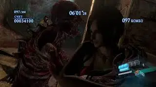 Resident Evil 6 Mercenaries - No Mercy - Duo with AI - Catacombs - 2277k