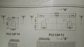 Pile Cap Drawing reading | Drawing reading | #Construction #Drawingreading #live