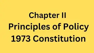 Principles of Policy in 1973 Constitution