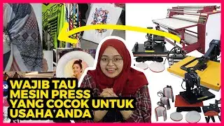 Macam-macam Mesin Hot Press Untuk Usaha Jersey, Hijab, Mug, Kaos DTF, Polyflex, Sublim, Dll