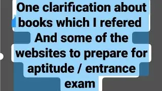 (Kannada) One clarification about books which I refered & some of the websites to prepare for exam