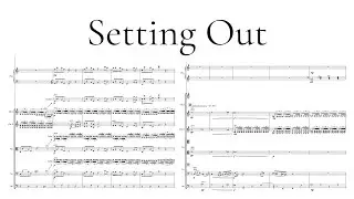 Setting Out - Sheet Music/Score 【original composition】 [No AI]