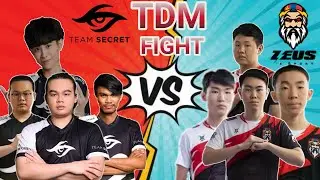Team Secret Vs Zeus Esports 4v4 TDM Fight | Pubg Mobile Malaysia | UHigh Gameplay | Part 1