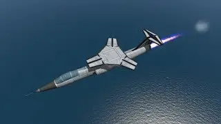 Kerbal Space Program-F-104 VTOL Test