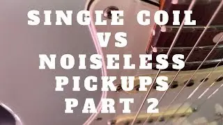Fender Single Coil Vs Noiseless Pickups - Part 2 (Ilitch Review)