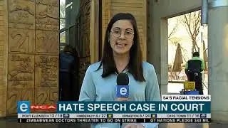 Hate speech case in court