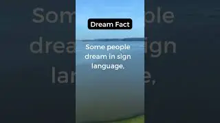 Dream knows no limits! Comment and subscribe. #psychologydaily #dreamfact #subconscious #dreams