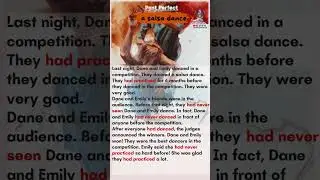 Past Perfect | A salsa Dance #english #englishfree #englishgrammar