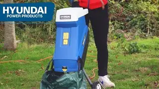 The Hyundai HYCH2400E Electric Garden Shredder | 2400W Shredder for Garden Debris