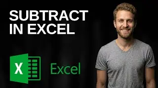 How To Subtract Numbers In Excel