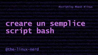 scripting Bash: creare un semplice script Bash