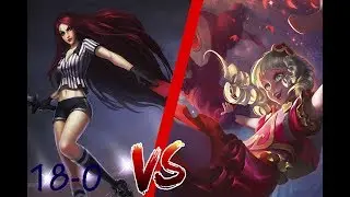 Katarina Vs.  Annie | League of Legends | [S7] Perfect Game 18-0