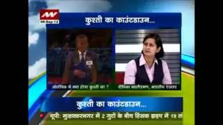 Sushil Kumar's coach Guru Satpal Singh, wrestler Deepika Kaliraman at News Nation - Part 2