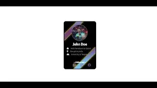 Dark theme profile card UI design with HTML& CSS