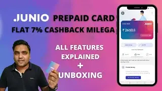 Junio card benefits and charges | 7% cashback everytime | No hidden conditions | Junio card unboxing