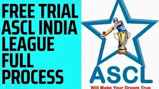 Free trial with auction|| ascl trial full information || cricket with devang
