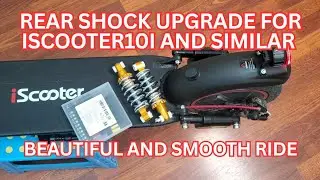 how to change rear shocks on iscooter10i | upgrade